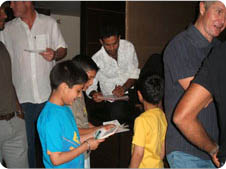 Irfan Pathan in HM Oriental Lounge, sector-26